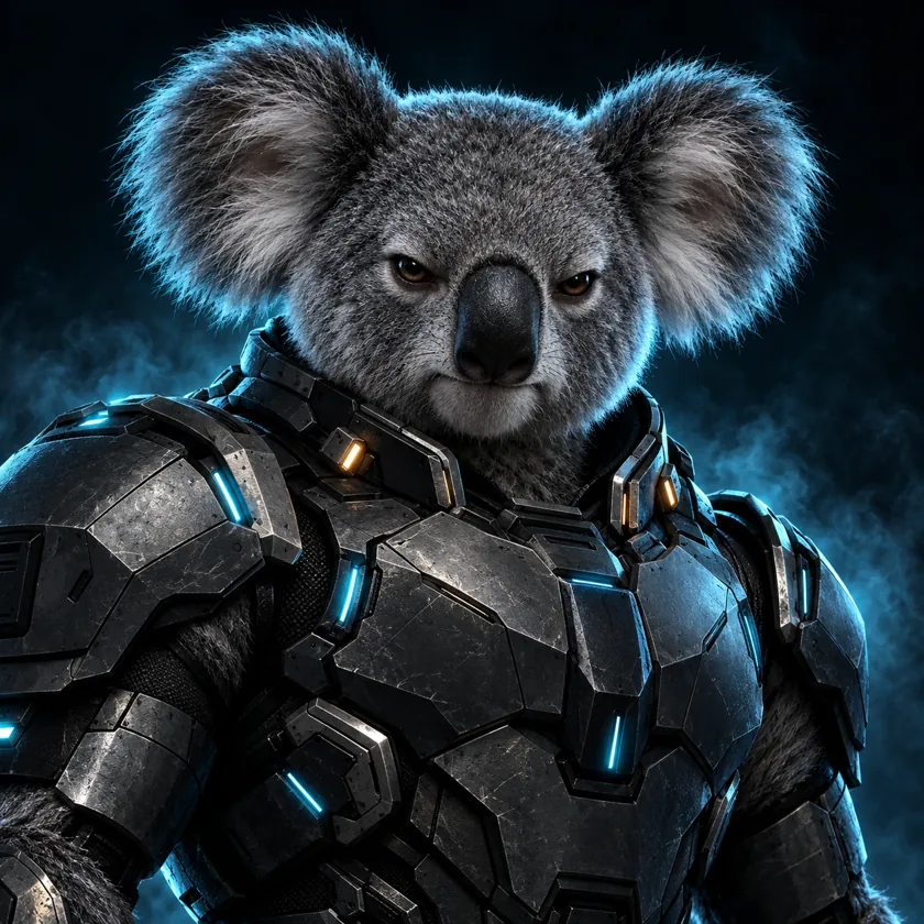 Warden, gepantserde koala-bewaker — tier 2