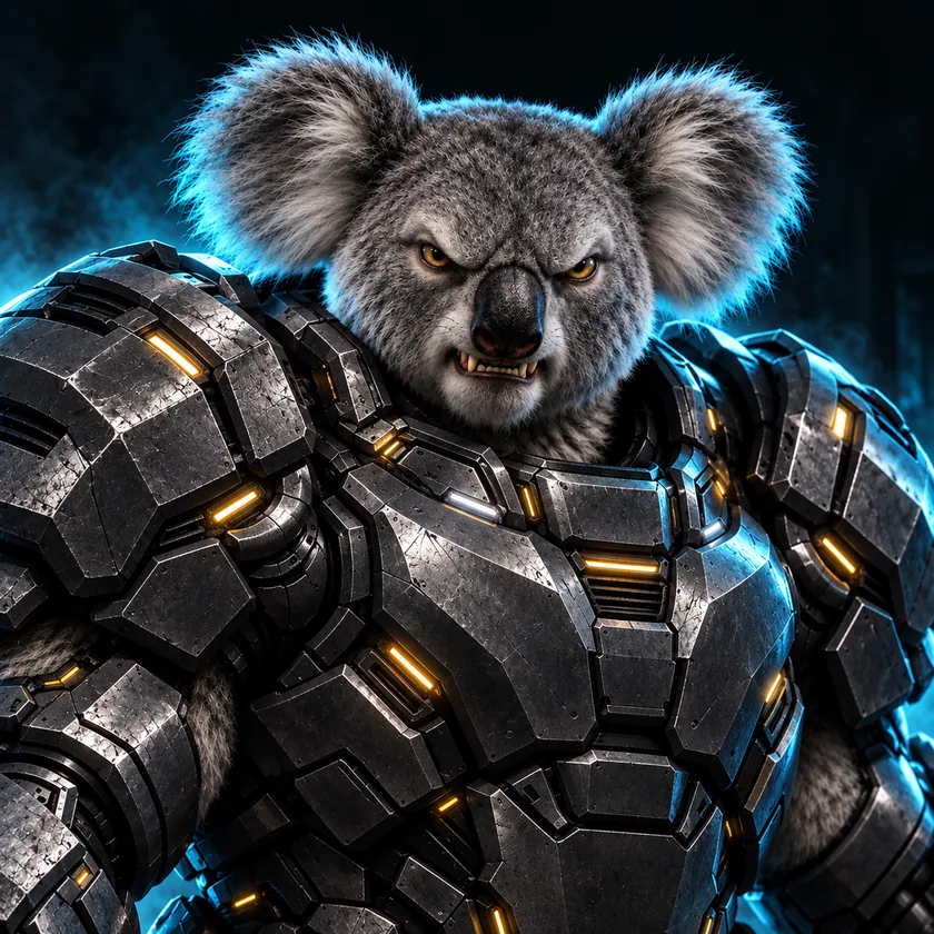 Vanguard, gepantserde koala-bewaker — tier 4